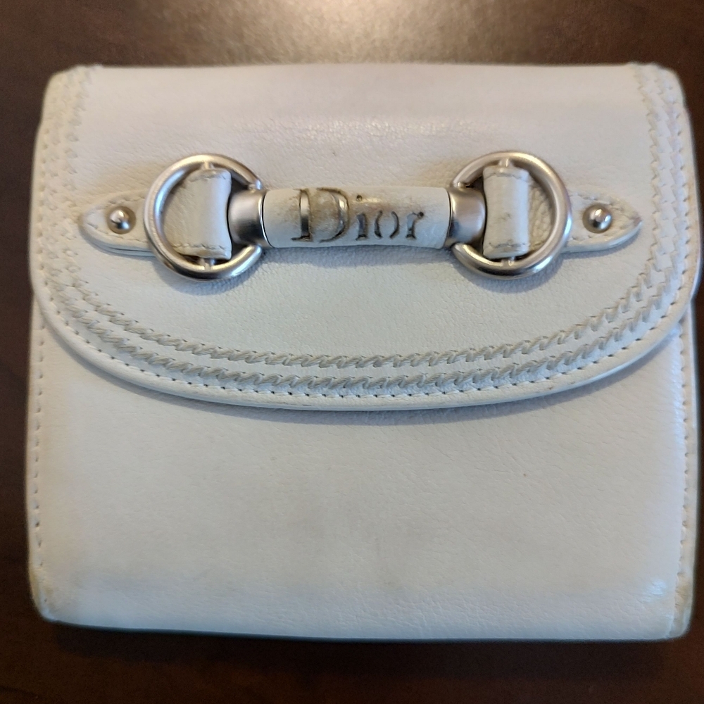 Dior Y2K Diorissimo Leather BiFold Vintage Galliano